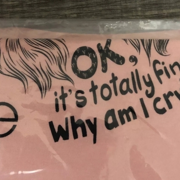 Queer Eye Jonathan Van Ness Ok, Its Totally Fine. Why am‎ I Crying? Graphic Tee - Picture 5 of 7